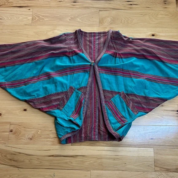 Kimono Boho Handmade w/Pockets | Size M/L - Picture 2 of 10